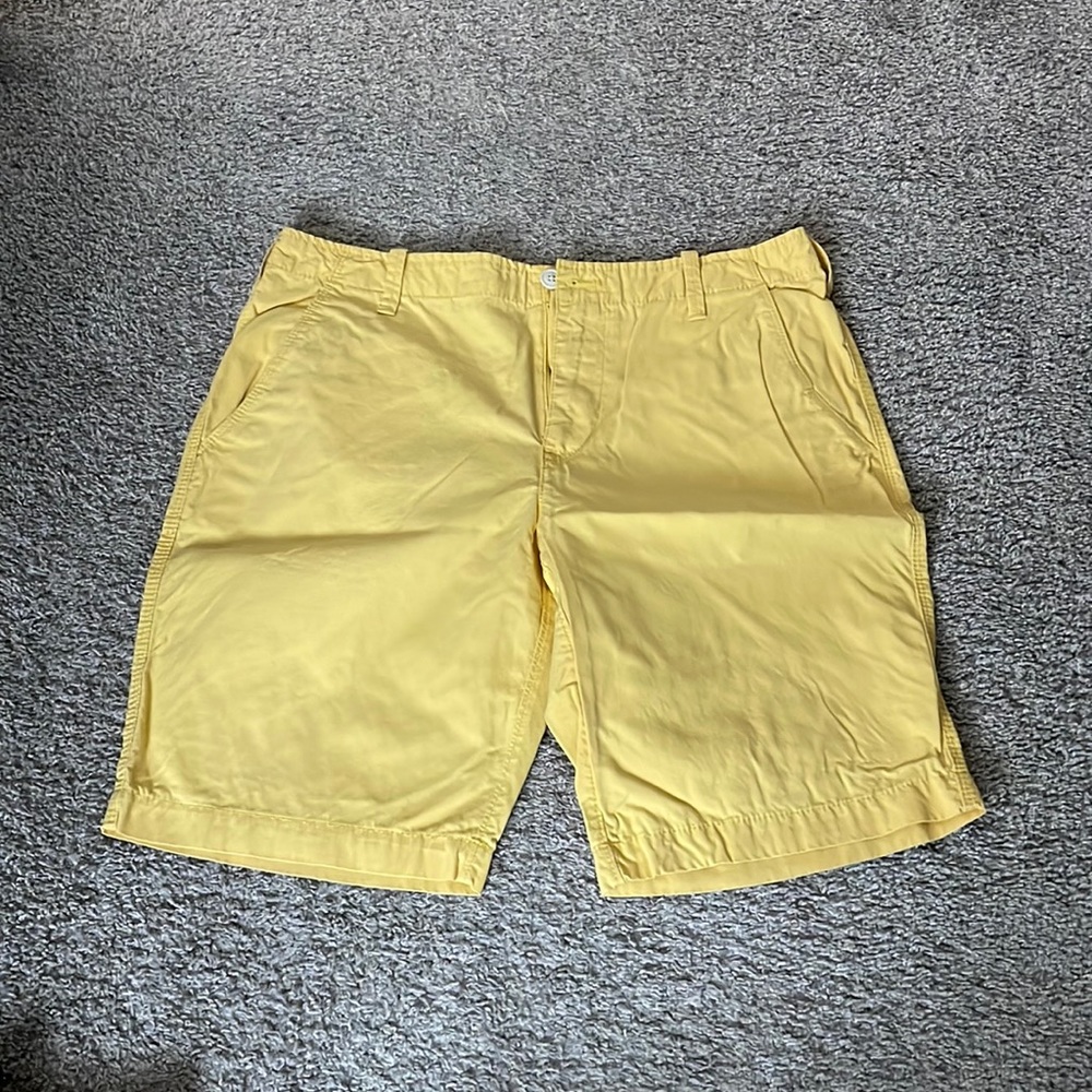 Express yellow shorts
